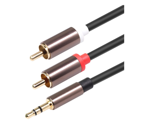 MOZOS Kabel Przewód audio JACK3.5mm - 2x RCA Stereo 3m MCABLE-MJ-2RCA - 1239312 - zdjęcie 2